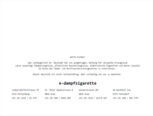 Tablet Screenshot of e-dampfzigarette.at